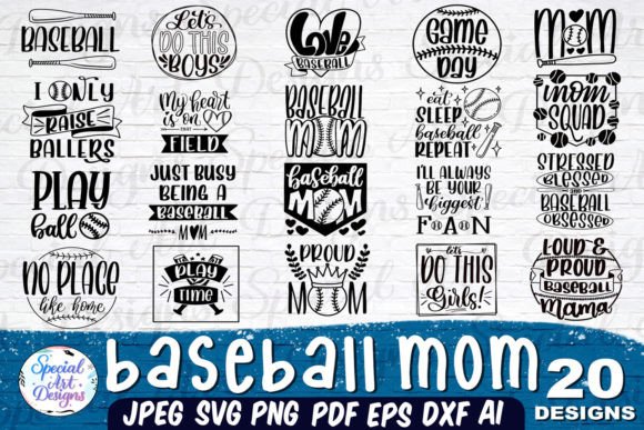 Baseball Mom Svg Baseball Svg Graphics