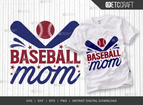 Baseball Mom SVG Cut File, Baseball Svg