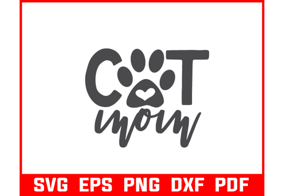 Cat Mom Svg Bundle for Graphics and Crafts