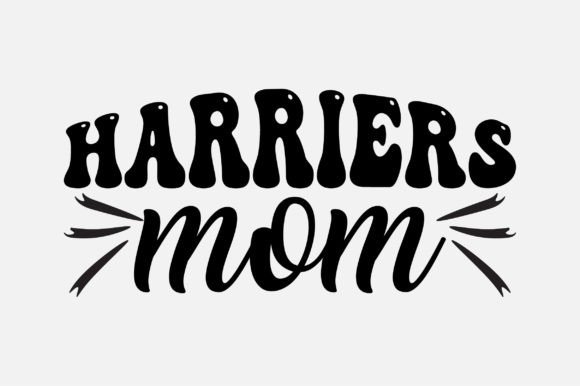 Harriers Mom SVG Design: Graphics for Crafts