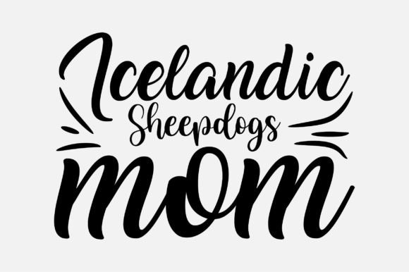 Icelandic Sheepdogs Mom SVG