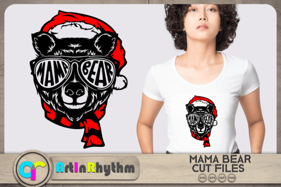 Mama Bear SVG: Graphics for Christmas Branding
