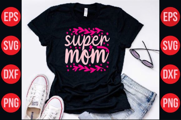 Mom Svg Design Vintage T Shirt Graphics Crafts